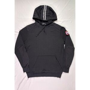 Canada Goose Amherst Wool Hoodie Mens L Patch Logo Knit Thrashed Streetwear Gorp